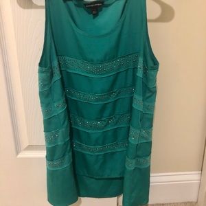 Rock & Republic Green Dress Top